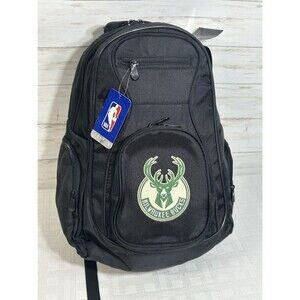 NEW! MOJO Milwaukee Bucks NBA Basketball Laptop Black Backpack Bag School Hiking